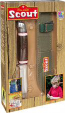 kerfmes Scout 16 x 2,3 cm RVS/hout zilver/bruin