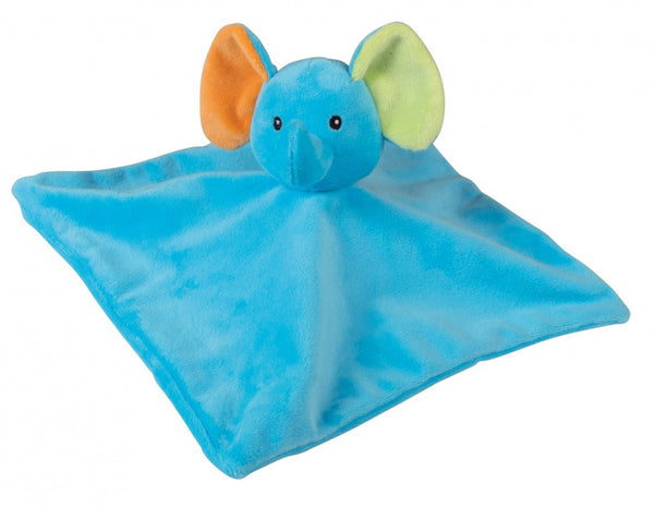 knuffeldoekje olifant 28 cm pluche blauw