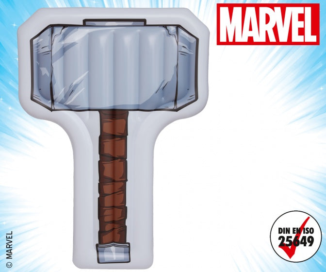 luchtbed Marvel Thor's Hammer 175 x 128 cm grijs