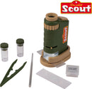microscoopset Scout junior groen/bruin 6-delig