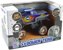 monstertruck Power Team 19 cm die-cast blauw/grijs