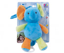 muziekknuffel olifant 18 cm pluche blauw