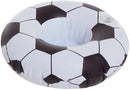 opblaasbare bekerhouder Voetbal 20 cm zwart/wit