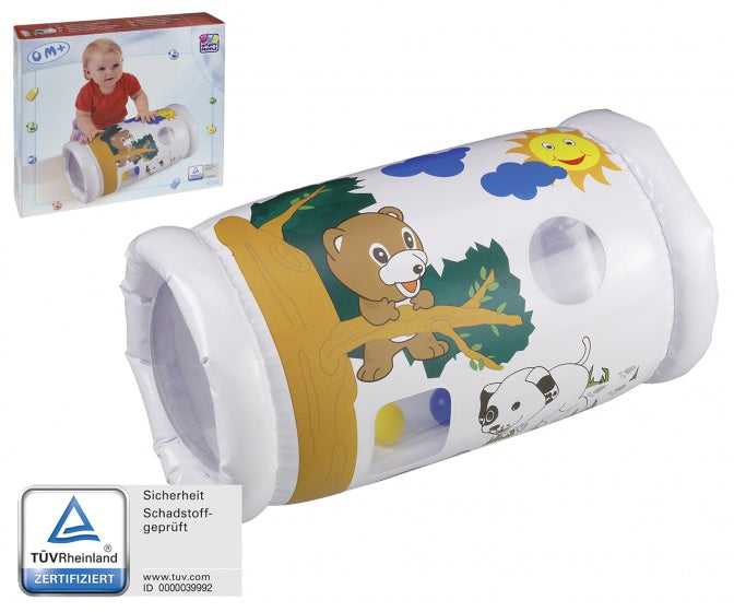 opblaasbare kruiprol met belletjes 22x42 cm