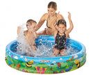 opblaaszwembad 122 x 25 cm blauw