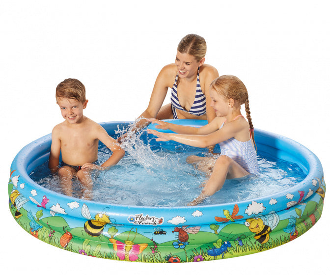 opblaaszwembad 150 x 25 cm blauw