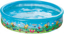 opblaaszwembad Flower & Friends 155 x 30 cm blauw