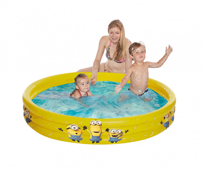 opblaaszwembad Minions 120 x 24 cm geel