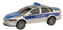 politieauto met licht en geluid 13 cm blauw