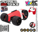power trike met controller junior 26 cm rood
