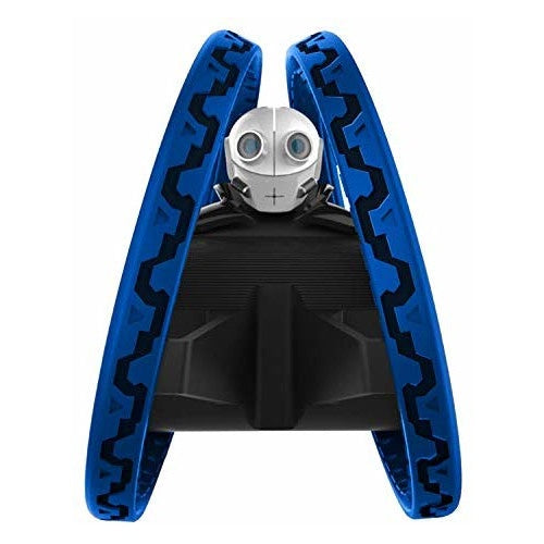 RC SpaceBall actie/stuntvoertuig 12 cm blauw/zwart