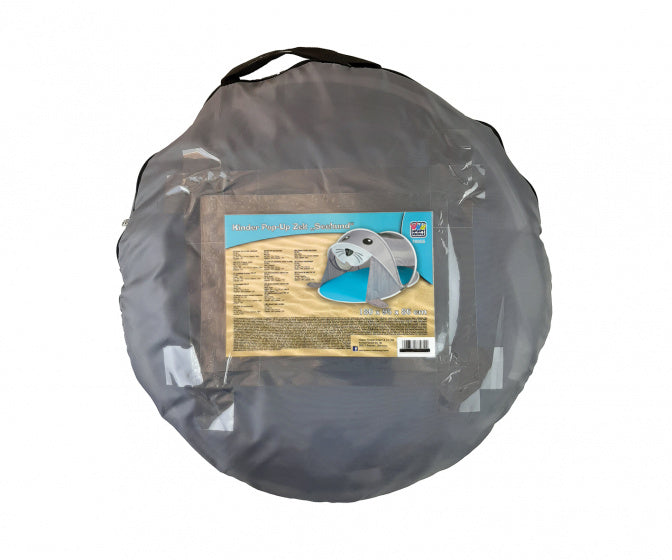 speeltent zeehond 180 x 95 cm polyester zilver