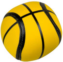 Splashbal basketbal 13 cm foam geel