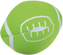 Splashbal football 13 cm foam groen