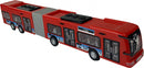 stadsbus Power Team 45 x 6 cm rood/grijs/zwart