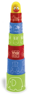 stapelbekers 7-delig multicolor