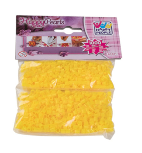 strijkkralen junior geel 100 stuks