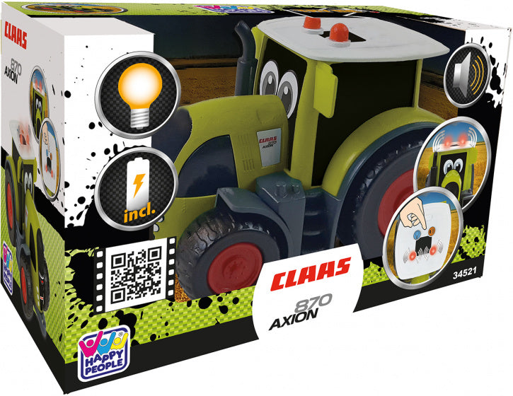 Happy People Tractor Claas Axion 870 Junior Lime/rood