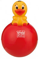 tuimelaar Roly Poly eend 15 cm rood/geel