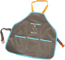 tuinierschort Gardena 45 cm grijs/blauw