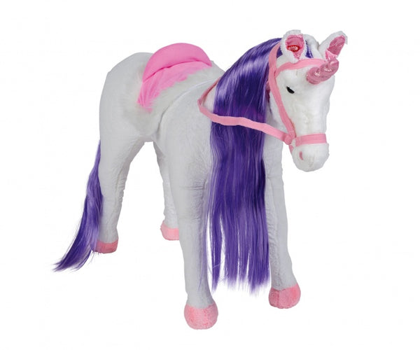 Unicorn met geluid 81x59 cm