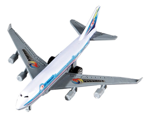 vliegtuig pullback 14 cm lichtblauw