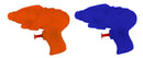 waterpistolen Power Shot junior 30 cm oranje/blauw 2-delig