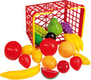 winkelmandje Fruit junior 23 cm 20-delig