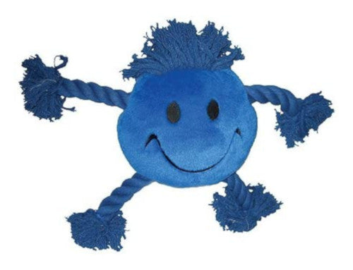 Happy Pet Happy Faces Pluche Smiley Blauw 29X26X8 CM
