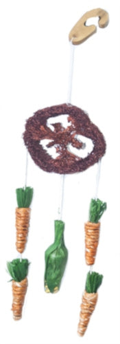 Happy Pet Natural Loofah Dream Catcher 30 CM