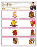 etiketten Gryffindor 4 x 8 cm papier wit 16 stuks