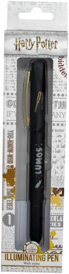 illuminatie pen junior 15 cm zwart/goud