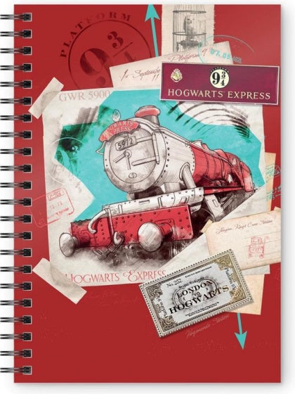 notitieboek A5 Hogwarts Express rood 100 pagina's