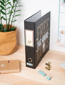 ???????ringband Dobby 2-rings junior A4 bruin