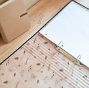 ringband Glasses 2-rings A4 32 x 28 cm karton bruin