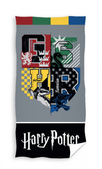 badlaken junior 70 x 140 cm katoen grijs