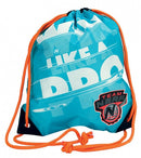 gymtas Nerf junior 30 x 40 cm polyester blauw