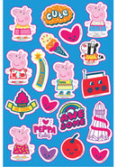 stickervellen Peppa Pig 12 x 8 cm roze/blauw 5 stuks