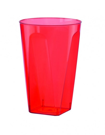 bekers 21cl rood 8 stuks