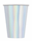 bekers iridescent 25cl 8 stuks