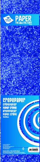 crêpepapier The Factory 150 x 50 cm blauw per vel