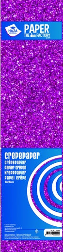 crêpepapier The Factory 150 x 50 cm paars per vel