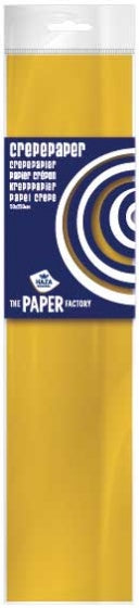 crêpepapier The Paper Factory 250 cm oker