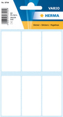 etiketten vierkant 42 stuks 26 x 54 mm wit
