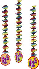 feestlinten ''12,5'' 75 cm 3 stuks