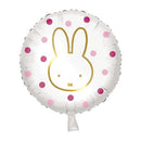 folieballon Nijntje 45 cm wit/roze