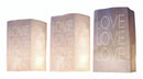 Waxine Lichtzakken Love, 5st.