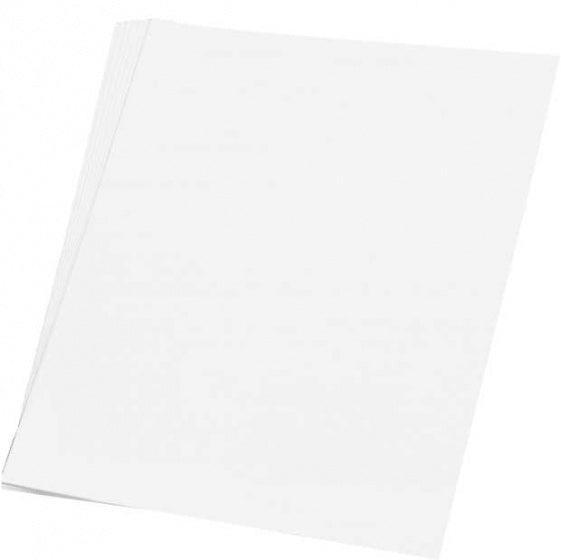 omslagkarton 50 x 70 cm 25 vellen wit