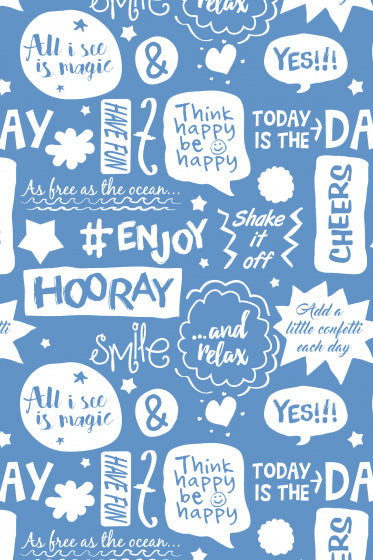 apparaatrol cadeaupapier 200 x 50 cm papier blauw