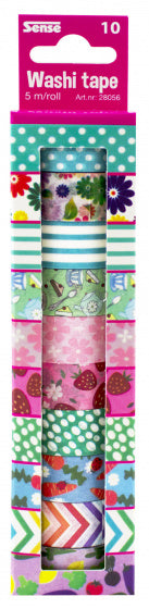 washiTape meisje 5 meter 10 stuks